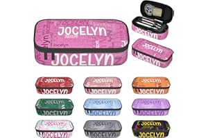 Custom Pencil Case with Name - Personalized Pencil Bag Big Capacity - Personalized Name Pencil Bag - Office School Pen Pouch 