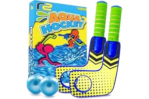 Aqua Hockey Sticks Pool Games - Pool Toys for Kids & Hockey Gifts for Boys - Water Toys Knee Sticks Set Beach Games - Pool Gi