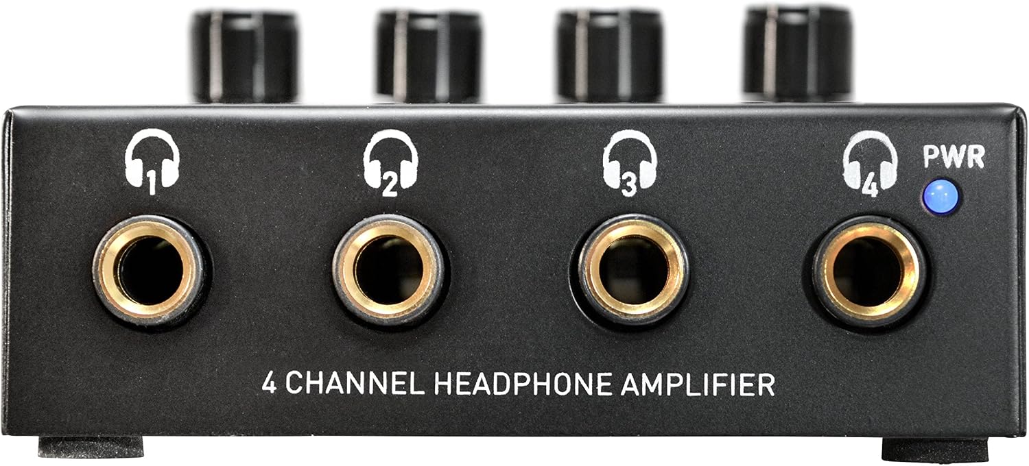 TIE Studio Headphone Amplifier 4CH (4-channel stereo headphone amp, compact and robust, professional monitoring - Image 5
