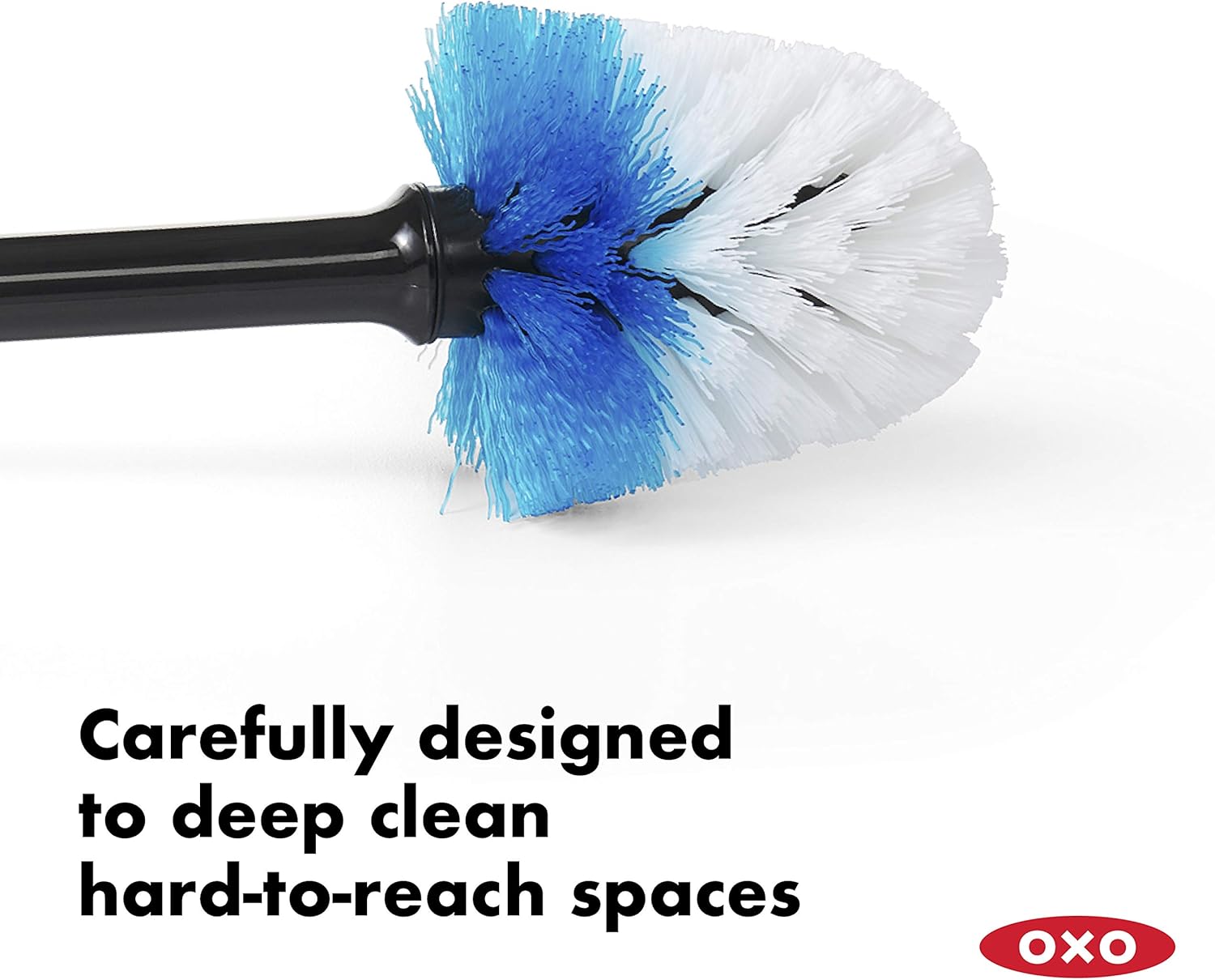 OXO Good Grips 1349480 Hideaway Compact Toilet Brush - Black: Home & Kitchen