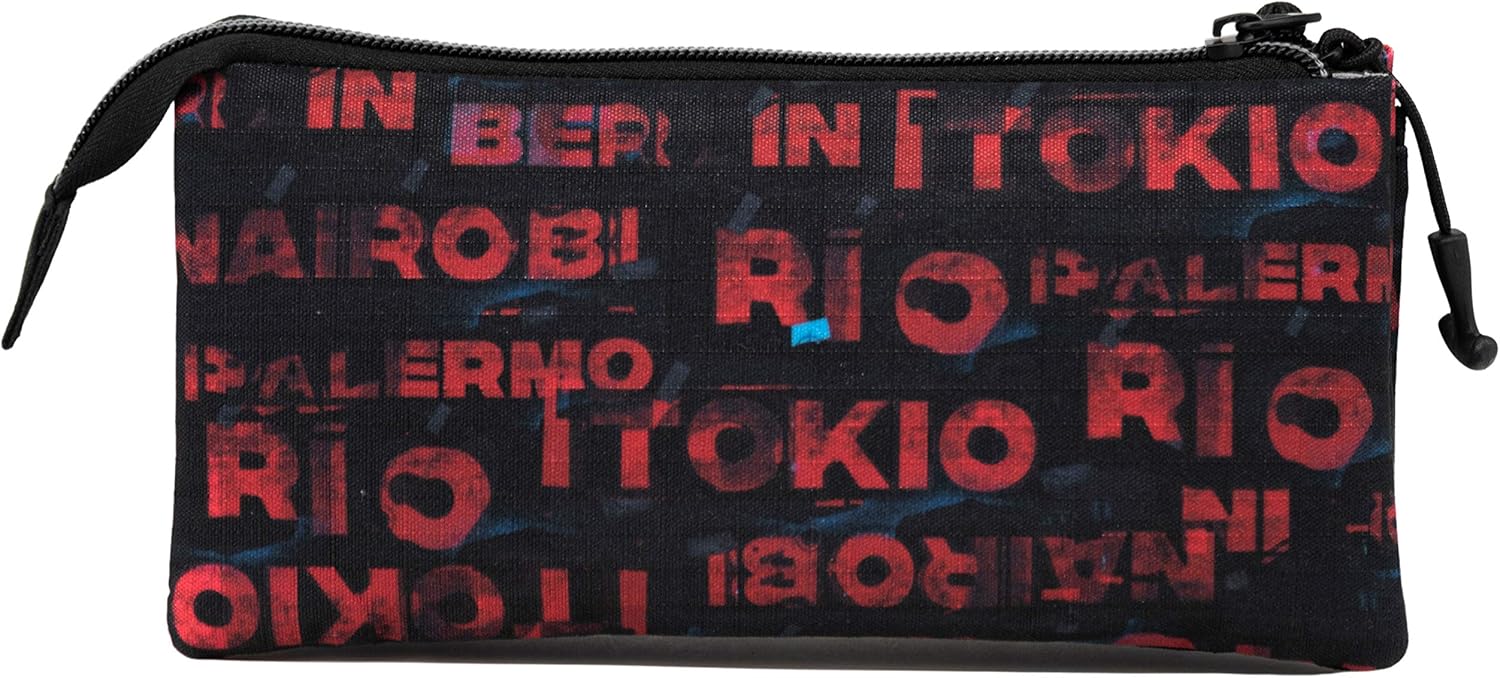 Money Heist Cities-Triple HS Pencil Case, Multicolour, Un tamaño - Image 4