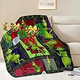 Merry Christmas Blanket Flannel Soft Bed Throw Sofa Holiday Festive Couch Fleece Throw Cozy & Warm Festive Gifts 60 x 50 Inch