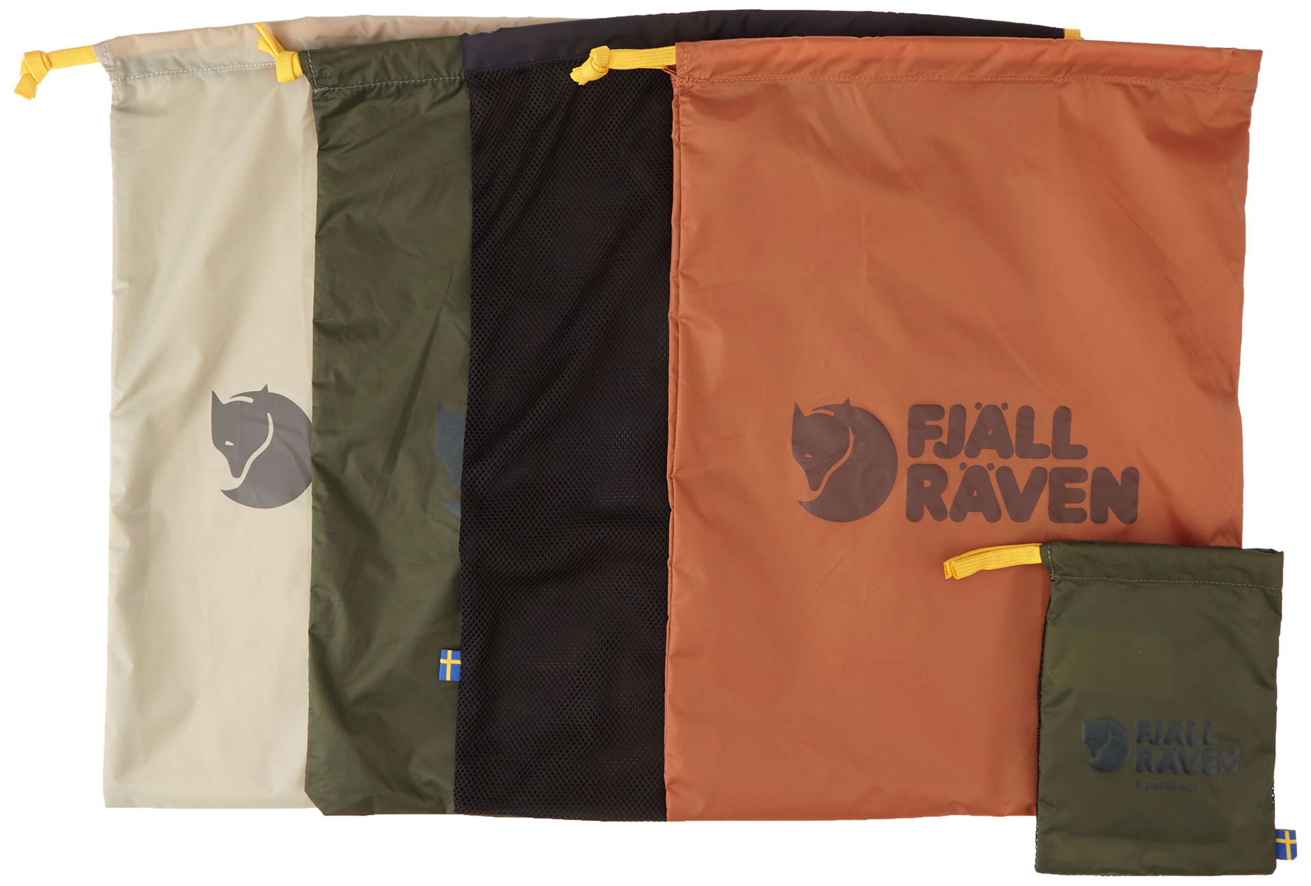 Fjallraven Packbags (Set with Four Bags) - Earth, 30 x 40 cm
