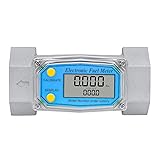 CGOLDENWALL 1.5 Inch Turbine Flow Meter LCD Digital