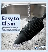 Luigi's World's Best Plunger Unclogger Heavy Duty Water-Powered Plunger view 5