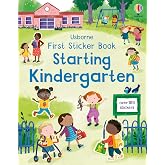 First Sticker Book Starting Kindergarten: A Delightful Interactive Kids Activity Book for Back to School Readiness