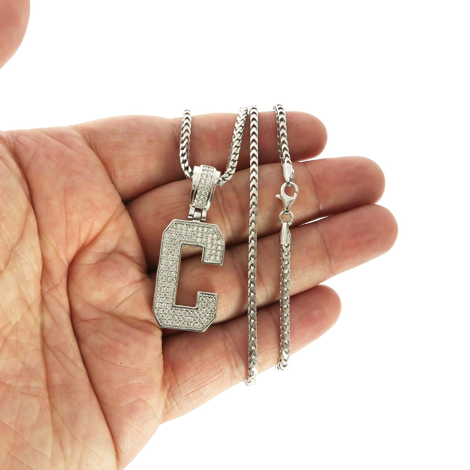 Assorted Letters, Chain Lengths Golden 