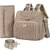 Tealari 4 in 1 Convertible Diaper Bag Backpack,Waterproof Baby Diaper Bag with Changing Pad,Converts into Baby Tote Bag,Diaper Backpack,Stroller Bag and Crossbody Diaper Bag