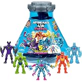 MrBeast Lab Hybrids Mega Pack, 5 Complete Buildable Figures | Pour water to reveal true colors, 1-in-8 chance of Golden Hyperbeast; MrBeast toys fans, 30+ to collect