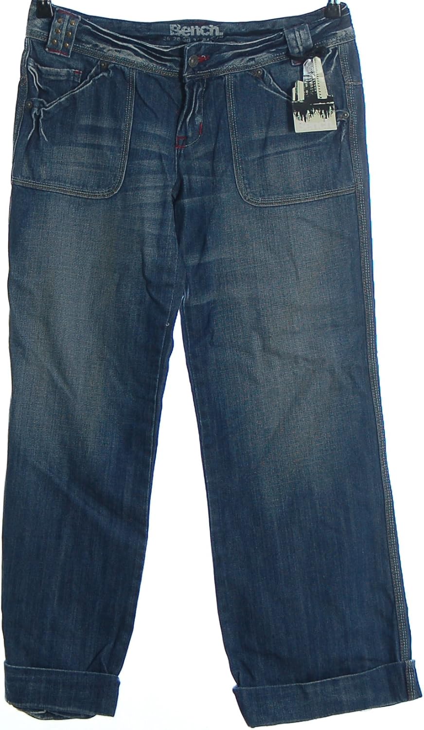 Bench Herren Turn Up Jeans Hose Amazon.de Bekleidung