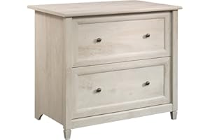 Sauder Edge Water 2 Drawer Lateral Filing Cabinet, Office File Cabinet, in Chalked Chestnut