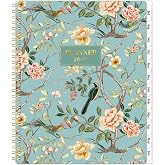 Academic Planner 2026-2027 Planner, 9'' x 11'', July 2026 - June 2027 | Academic Calendar with Weekly &amp; Monthly Planning Page with Tabs, Thick Paper, Strong Twin-wire Binding, Back Pocket - Floral