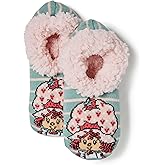 Strawberry Shortcake womens Teddy Fur Fuzzy Slipper Socks