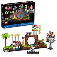 LEGO Ideas Sonic The Hedgehog – Green Hill Zone 21331 Collectible Set, Nostalgic 90's Gift Idea for Adults with Dr. Eggman Figure and Eggmobile LEGO Ideas Sonic The Hedgehog – Green Hill Zone 21331 Collectible Set, Nostalgic 90's Gift Idea for Adults with Dr. Eggman Figure and Eggmobile