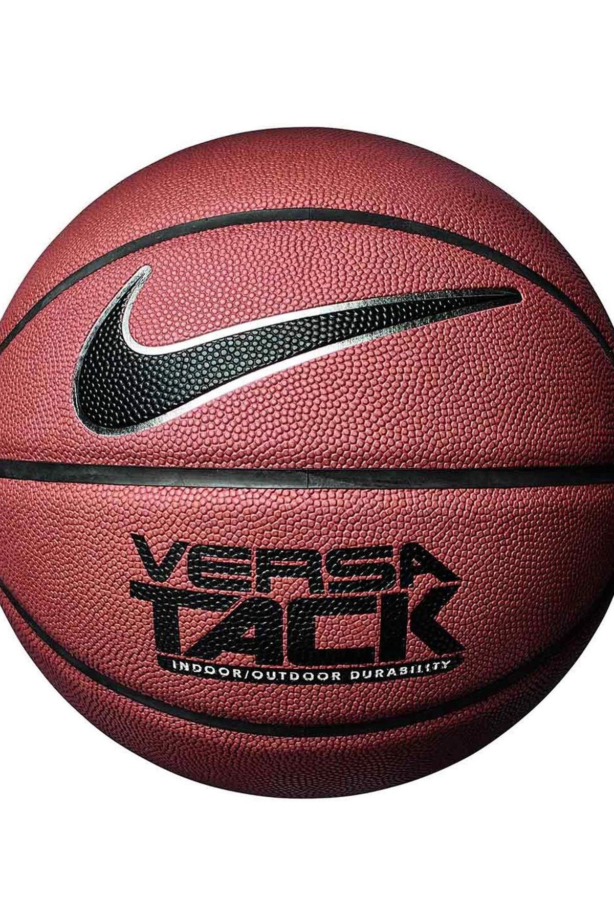 Nike Versa Tack 8P Basketball – Amber/Black/Metallic Silver/Black, 7