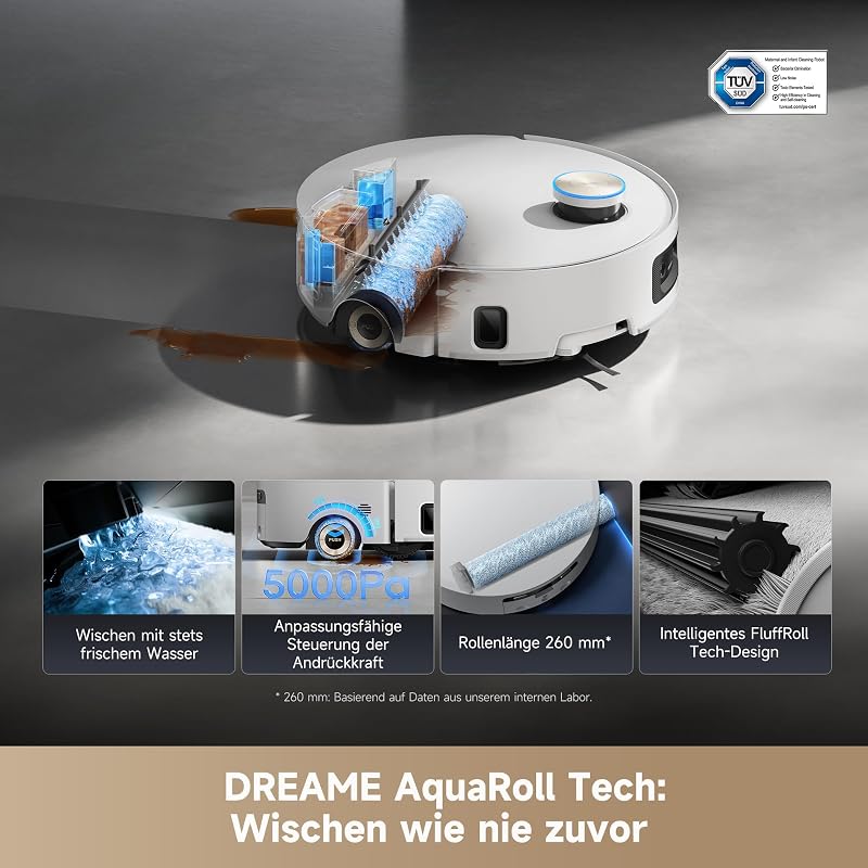 Aqua10 Ultra Roller Complete Saugroboter mit AquaRoll-Wischmopp