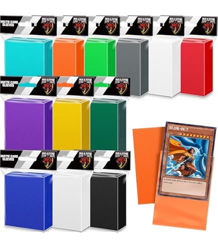 Kitoyz Kartenhüllen – 600 Matte Penny-Hüllen Für Sammelkarten (6 Farben, Standardgröße)