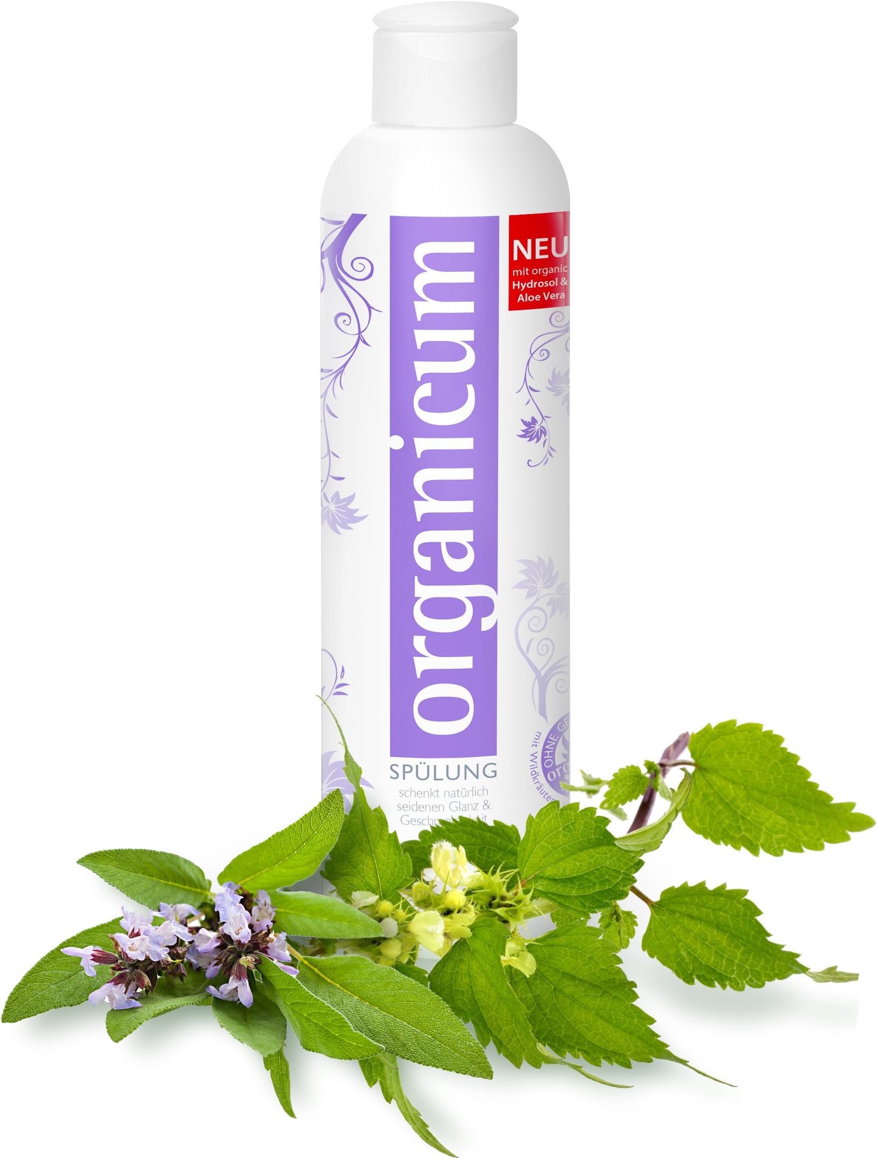 organicum Conditioner – for natural silky shine and softness – without silicone – vegan hair care (250 ml)