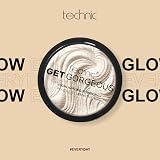 Technic Get Gorgeous Highlighting Powder Original 6g Pressed Shimmer Face view 2
