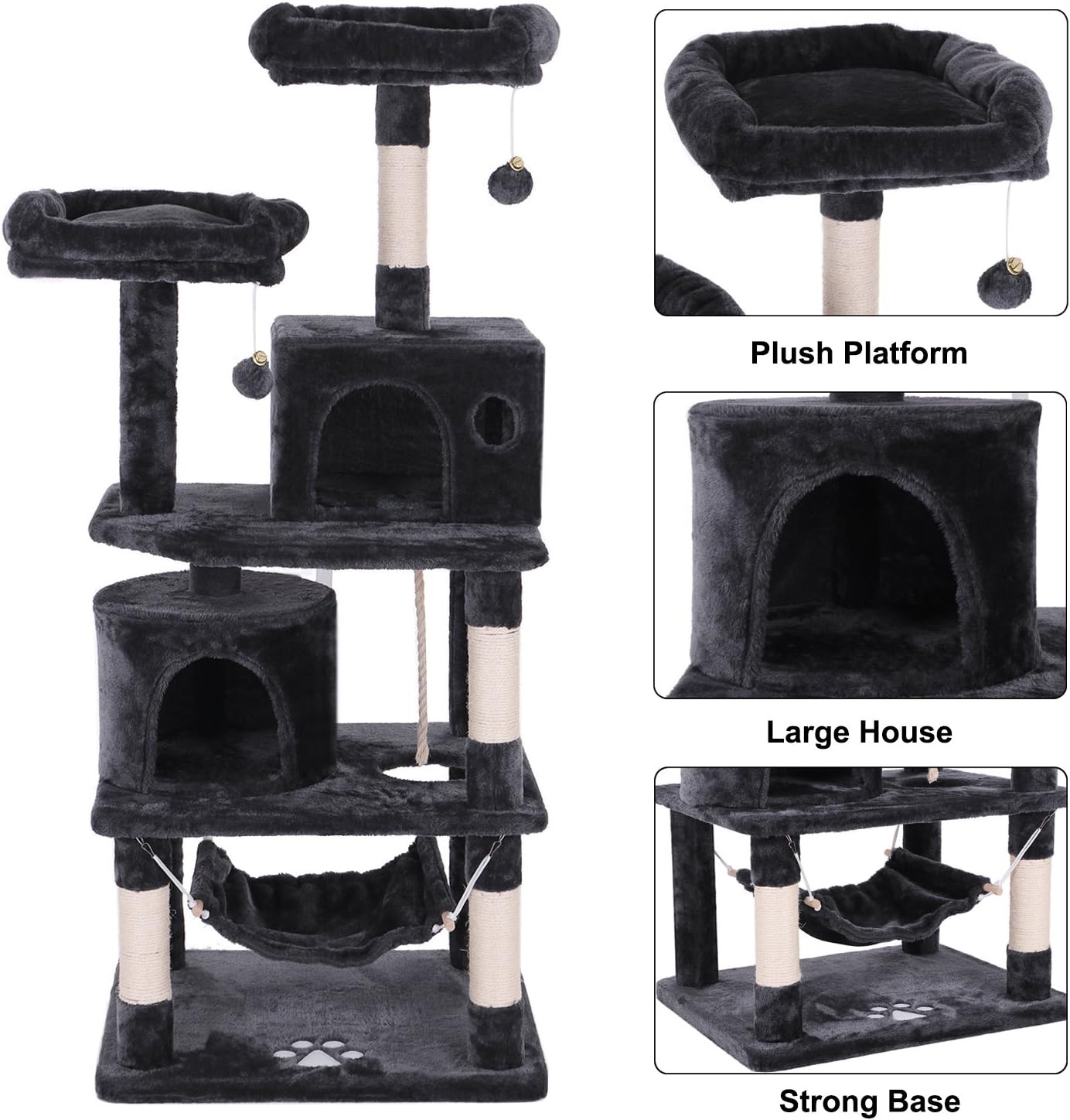 bewishome large cat tree condo
