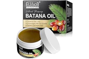 ELBBUB Raw Batana Oil for Hair Growth and Repair -100% Pure, Unrefined Oil from Honduran Rainforests Prevent Hair Loss and Enhances Hair Thickness in Men & Women