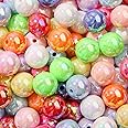 thumbnail image 2 of 20 Mm Bubblegum Beads For Adult Pens Making, 50 PCS Large Pen Beads, Chunk Bubble Gum Bead Bulk Mix, Colorful Rhinestone Bead For Adult Jewelry Making, Crafts, Bag Keychain, Bracelets, Necklaces 2 of 11