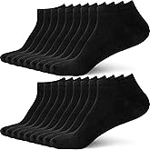 BYDOLL 9/18 Pairs Ankle Cotton Socks for Women Athletic Running Breathable Soft Socks No-Slip Grip for Sports and Casual