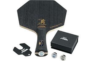 STIGA Cybershape Carbon CWT Truls Edition Table Tennis Blade with Custom Weight Technology I Superior Control & Enhanced Grip for Offensive Play