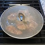 TheStriven 3 Piece Mesh Splatter Screen Stainless Steel Splash Guard Fry Pan view 3