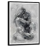 Large Sexy Couples Wall Art Abstract Nude Posters
