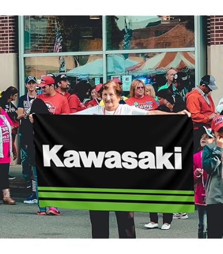mxmxmバナー Amazon.com : Bofanio Flag Compatible with Kawasaki Flag