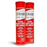 AtomLube Ultra Heavy Duty Red Grease, 2-Pack of 14