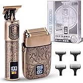Ufree Foil Shavers Electric Razor for Men, Beard Trimmer Grooming Shaving Kit, Hair Trimmer, Cordless Head Shavers for Bald Men Barber Clippers, Birthday Gifts for Him