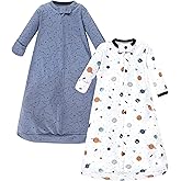 Hudson Baby Unisex Baby Cotton Long-Sleeve Wearable Sleeping Bag, Sack, Blanket