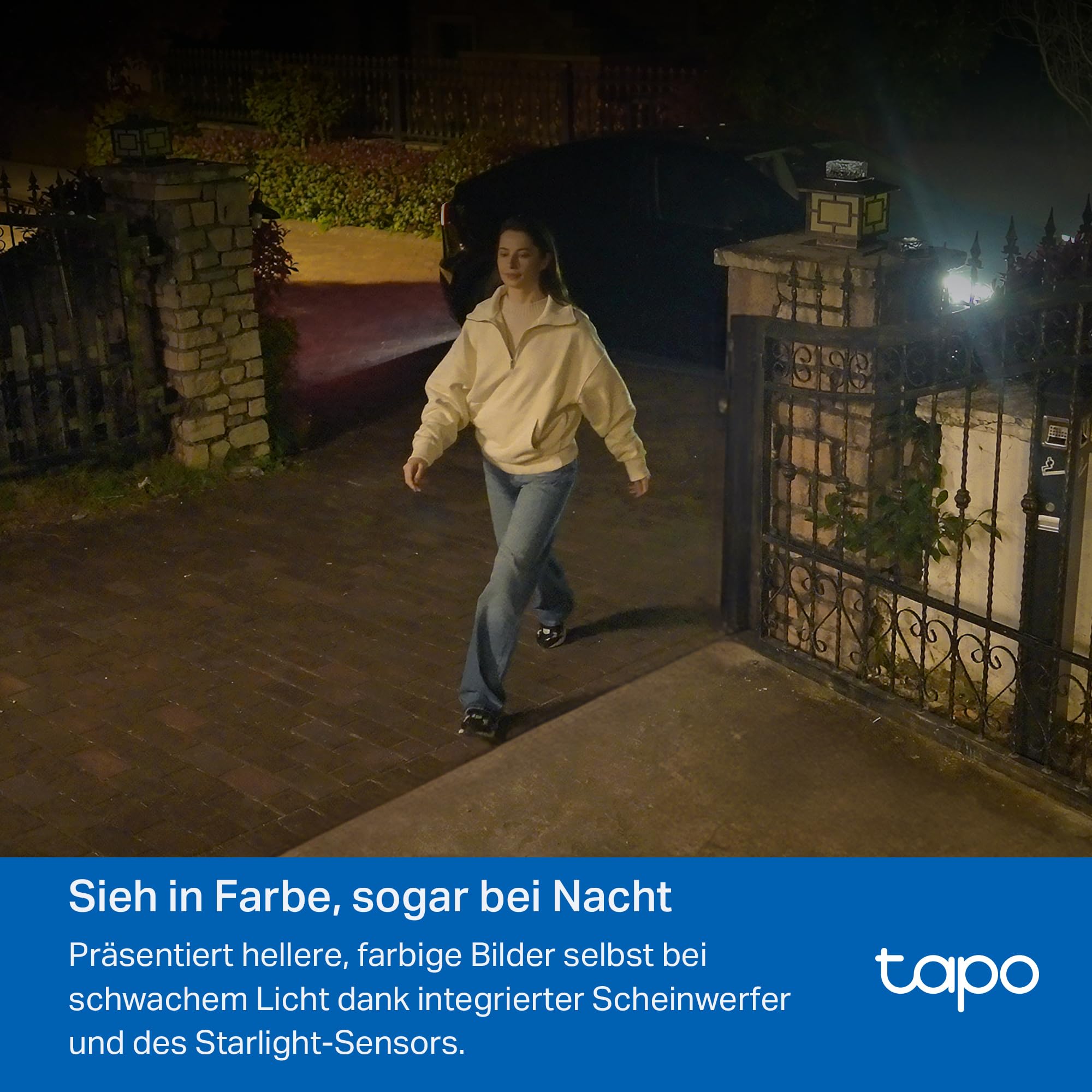 Tapo C460 KIT 4K 8MP Solar Überwachungskamera Aussen Akku, Starlight-Farb-Nachtsicht, Dual-Band WLAN, Magnetfuß, Verschlüsselte microSD-Aufzeichnung, KI-Erkennung, 10000-mAh-Akku 6