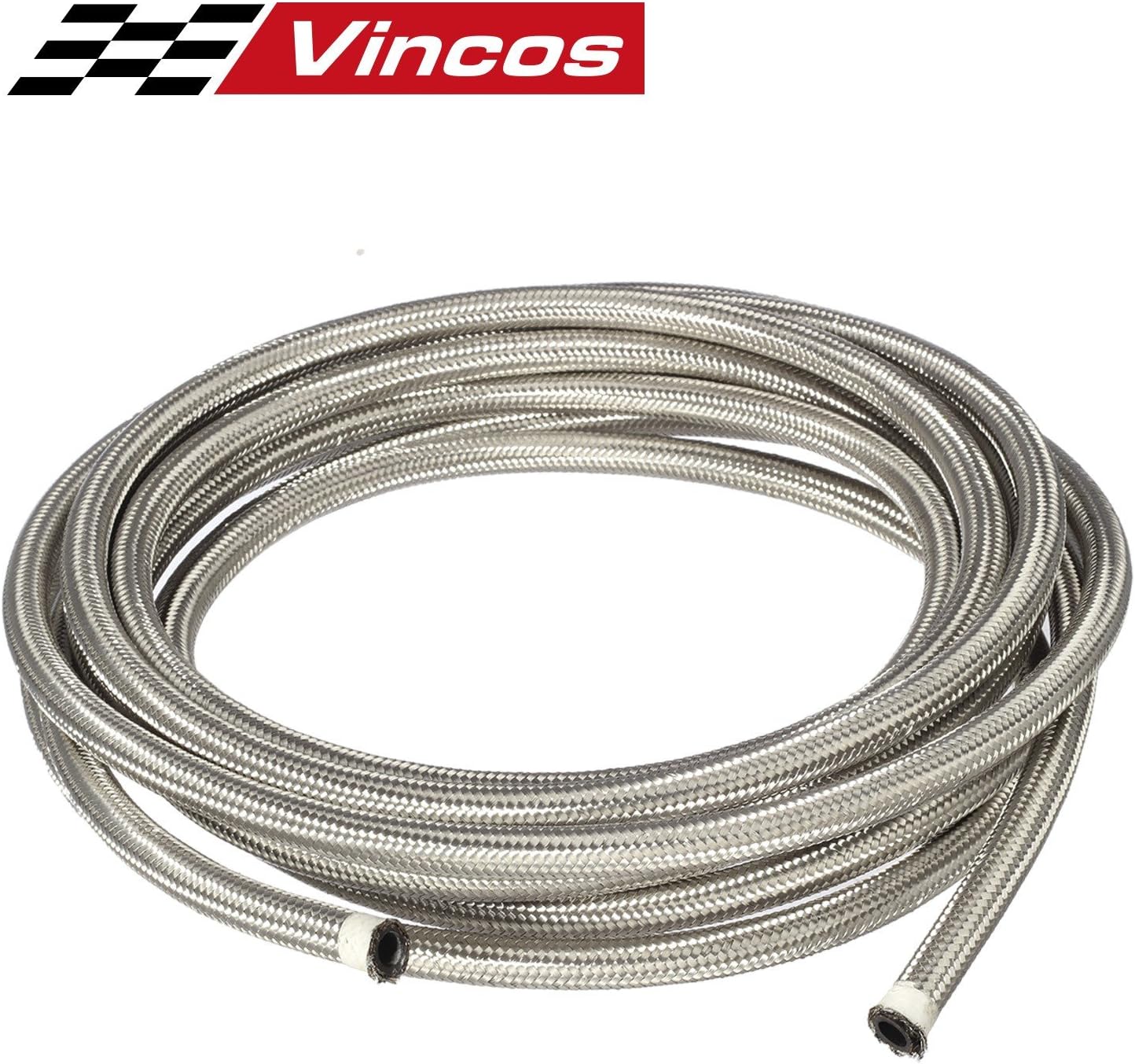 Amazon Com 25 Ft 6an An6 3 8 Universal Braided Stainless