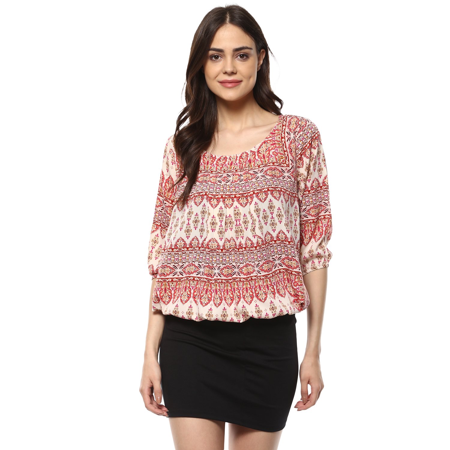 mayra women's crepe top (1708t09653)