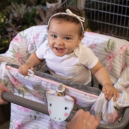 boppy shopping cart cover pink