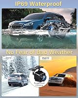 Vtopek AHD 1080P Reversing Camera 360 Rotatable 170° Wide Angle Night Vision view 6