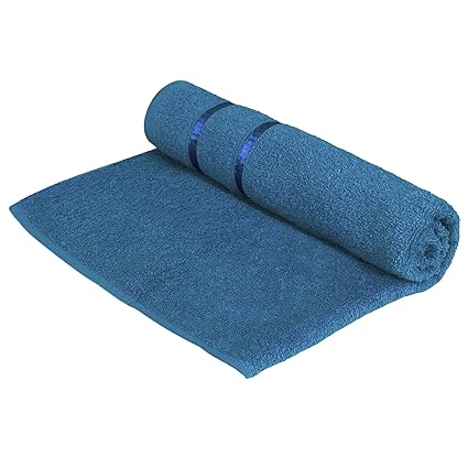 Story@Home 100% Cotton Soft Towel Single Piece, 450 GSM - 1 Girls Bath Towel - Navy Blue