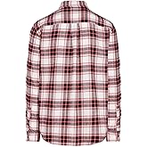 Chaps Mens Classic Fit Long Sleeve Performance Flannel Shirt