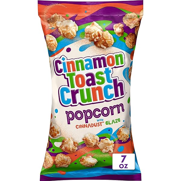 CINNAMON TOAST CRUNCH POPCORN SNACK, CINNADUST GLAZE, 7 OZ