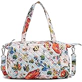 Vera Bradley Women's Cotton Pleated Multi-Strap Shoulder Satchel Purse