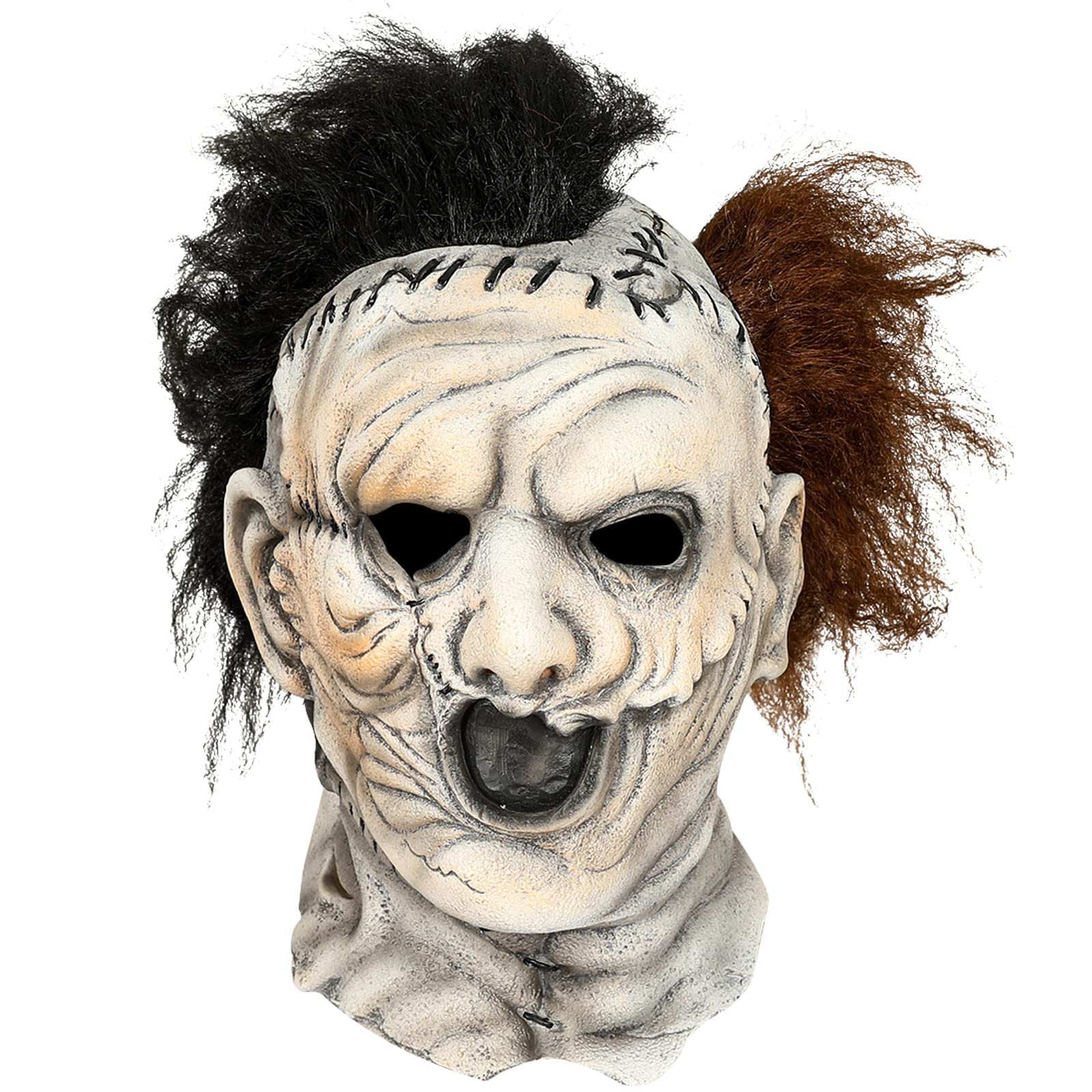 SINSEN Latex Jason Horror Costume Mask for Adults - Ideal for Halloween, Cosplay, Themed Parties
