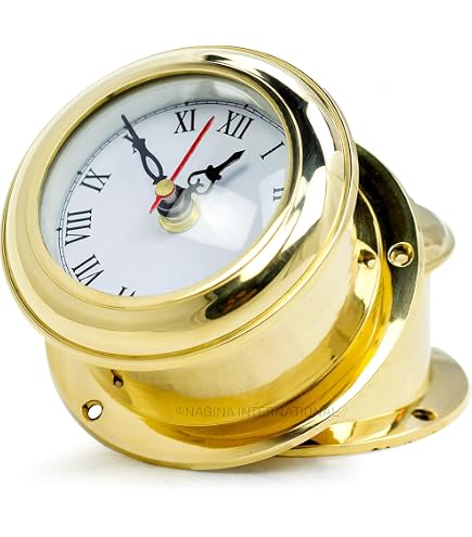 Amazon.com: TG,LLC Treasure Gurus Ships Time Solid Brass Porthole
