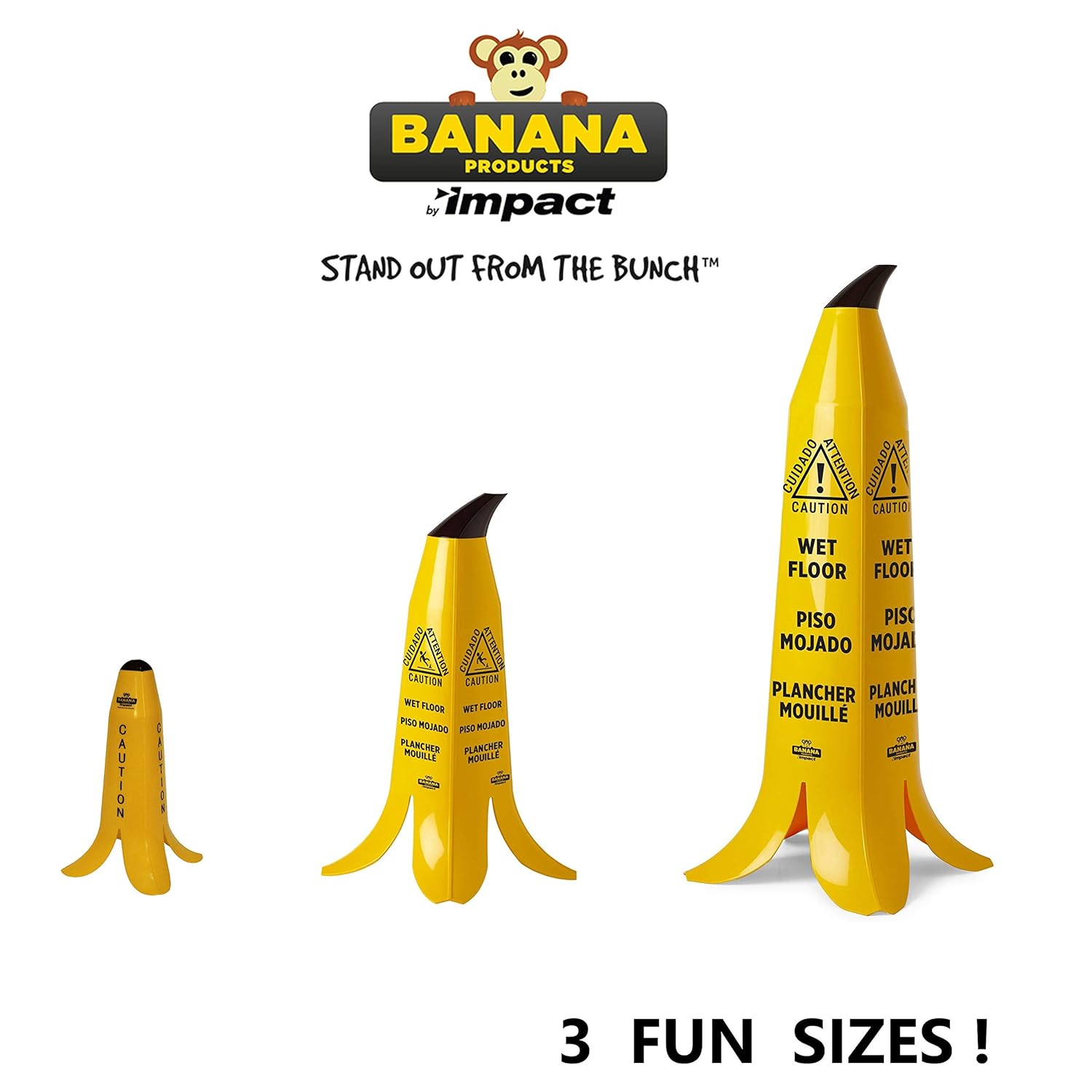 Wet Floor Sign Banana Cone Wet Floor Sign Safety Cone Yellow 12 1 Each