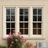 Made to Your Exact Window Size Premium PVC Window Grid | Custom Pane Overlay for Existing Windows | Thick 1/4" Solid PVC Strips (Not Tape Rolls) | Real 3D Window Mullion Look | Indoor/Outdoor Material