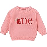 FYMNSI Toddler Sweater Baby Boys Girls 1st Birthday Outfits Long Sleeve Knit Pullover Top Fall Winter Outfit Christmas Clothe