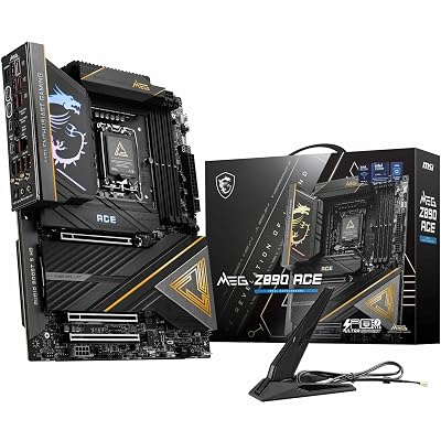 MSI MEG Z890 ACE ATX Motherboard Intel Core Ultra LGA 1851 DDR5 Wi-Fi 7 10G LAN