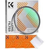 K&amp;F CONCEPT 58mm Black Diffusion 1/8 Filter | Mist Dreamy Cinematic Effect Filter for Video/Vlog/Portrait Photography K-Series FE301